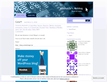 Tablet Screenshot of moshutzu.wordpress.com