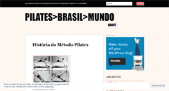 Desktop Screenshot of pilatesbrasil.wordpress.com