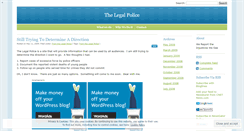 Desktop Screenshot of legalpolice.wordpress.com