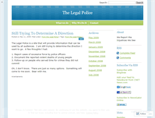 Tablet Screenshot of legalpolice.wordpress.com