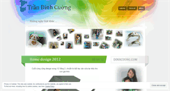 Desktop Screenshot of dinhcuongt.wordpress.com