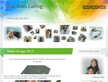 Tablet Screenshot of dinhcuongt.wordpress.com