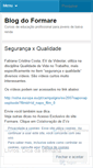 Mobile Screenshot of blogformare.wordpress.com