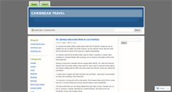 Desktop Screenshot of caribbeantravel.wordpress.com