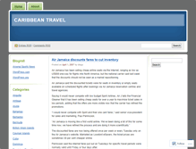 Tablet Screenshot of caribbeantravel.wordpress.com