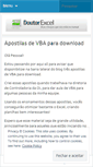 Mobile Screenshot of doutorexcel.wordpress.com