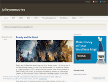 Tablet Screenshot of jolleyonmovies.wordpress.com