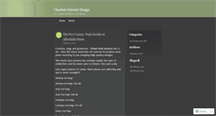 Desktop Screenshot of charlotteinteriordesign.wordpress.com