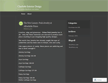 Tablet Screenshot of charlotteinteriordesign.wordpress.com