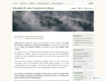 Tablet Screenshot of beatrizcastilloblog.wordpress.com
