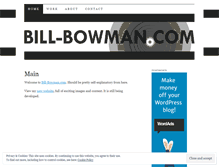 Tablet Screenshot of itsbillbowman.wordpress.com