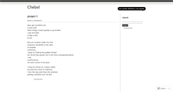 Desktop Screenshot of chebel.wordpress.com
