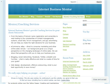 Tablet Screenshot of internetbusinessmentor.wordpress.com