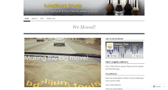 Desktop Screenshot of bdelliumtools.wordpress.com