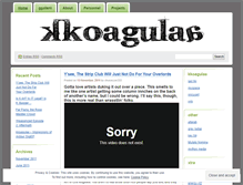 Tablet Screenshot of kkoagulaa.wordpress.com