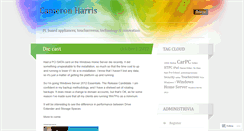 Desktop Screenshot of cpkharris.wordpress.com