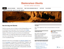 Tablet Screenshot of basiscursusubuntu.wordpress.com