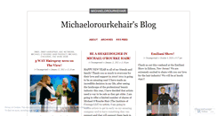 Desktop Screenshot of michaelorourkehair.wordpress.com