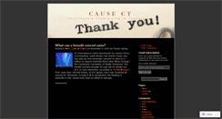 Desktop Screenshot of causect.wordpress.com