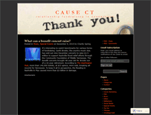 Tablet Screenshot of causect.wordpress.com