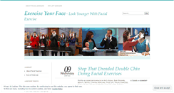 Desktop Screenshot of exerciseyourface.wordpress.com