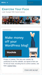 Mobile Screenshot of exerciseyourface.wordpress.com
