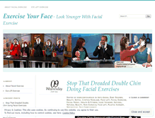 Tablet Screenshot of exerciseyourface.wordpress.com