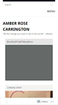 Mobile Screenshot of ambercarrington.wordpress.com
