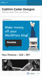 Mobile Screenshot of caithlincarter.wordpress.com