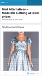 Mobile Screenshot of modalternatives.wordpress.com
