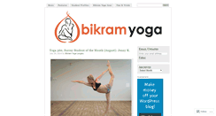 Desktop Screenshot of bikramyogalangley.wordpress.com