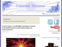 Tablet Screenshot of celestialdreams.wordpress.com