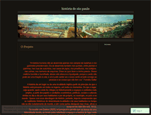 Tablet Screenshot of historiadesaopaulo.wordpress.com