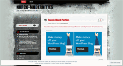 Desktop Screenshot of narcomodernities.wordpress.com