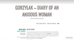 Desktop Screenshot of gorzylak.wordpress.com