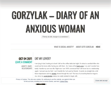 Tablet Screenshot of gorzylak.wordpress.com