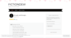 Desktop Screenshot of fictiondew.wordpress.com