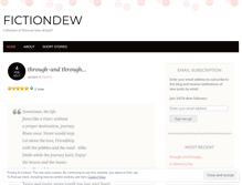 Tablet Screenshot of fictiondew.wordpress.com