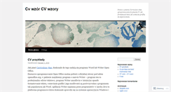 Desktop Screenshot of cvwzory.wordpress.com