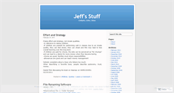Desktop Screenshot of jeffparrott.wordpress.com