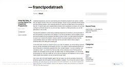 Desktop Screenshot of franctpodatraeh.wordpress.com