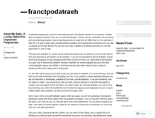 Tablet Screenshot of franctpodatraeh.wordpress.com