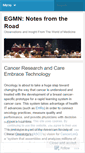 Mobile Screenshot of egmnblog.wordpress.com