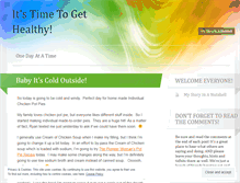 Tablet Screenshot of itstimetogethealthy.wordpress.com