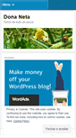 Mobile Screenshot of donaneta.wordpress.com