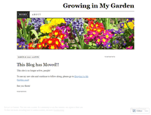 Tablet Screenshot of growmygarden.wordpress.com