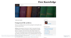 Desktop Screenshot of freeknowledge.wordpress.com