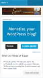 Mobile Screenshot of namasteegyptblog.wordpress.com