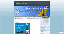 Desktop Screenshot of devinfozone.wordpress.com
