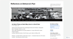 Desktop Screenshot of delmarvahistory.wordpress.com